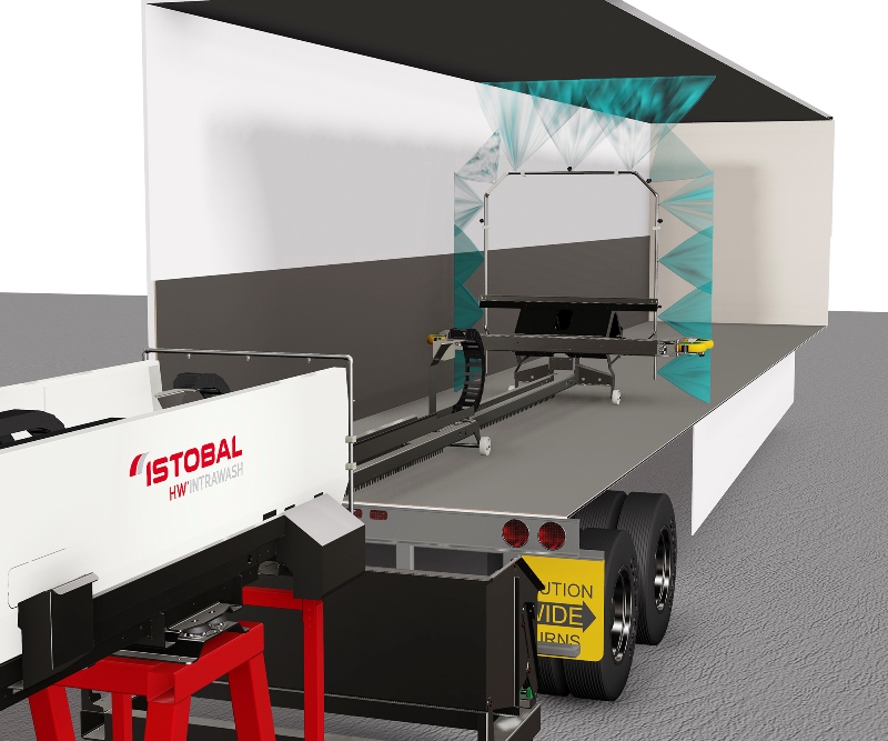 Istobal al Transpotec porta il primo impianto automatico standardizzato in Europa per il lavaggio interno e la disinfezione di veicoli pesanti